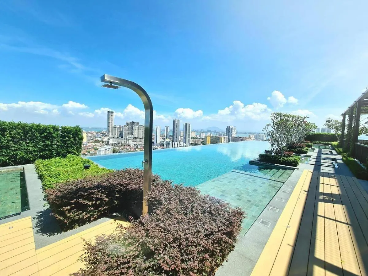 Rooftop - Sky Pool - 2Br Premium Homestay - Georgetown 城市 6 Pax George Town